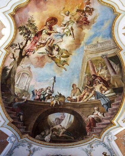 BAADER johann baptist eglise saint sebastien aschering