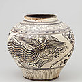 Jar with motif of dragon and phoenix, yuan dynasty (1279–1368)