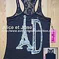 Abbey Dawn Eiffellavigne Lace Racer Neck Tank