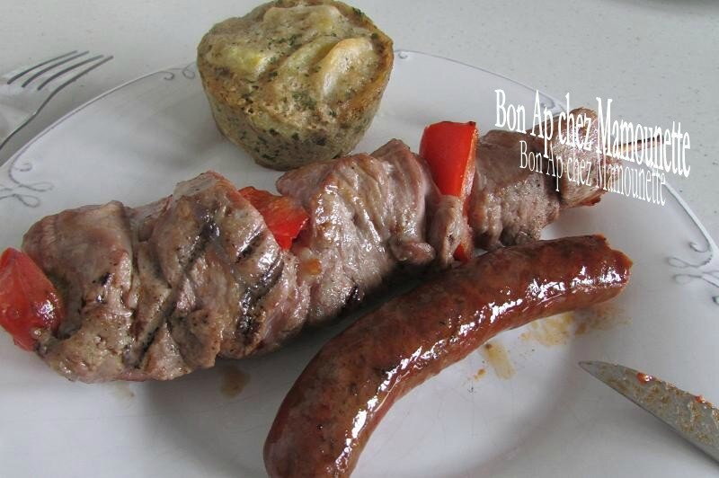 barbecue dimanche broch agneau merguez saucis choriz 002