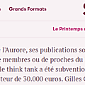 Gilles clavreul a gratté 30000€ de subventions pour son think-tank 