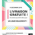 Livraison gratuite - 11 décembre 2019