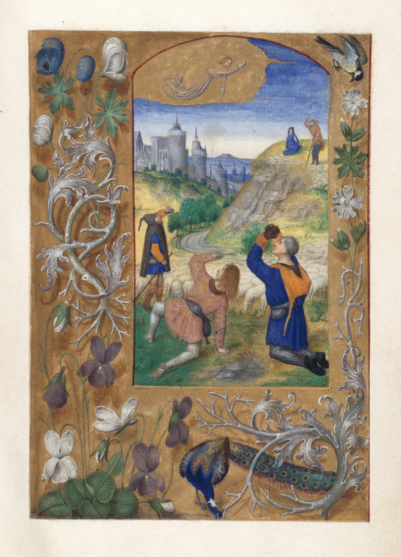 12_Wiener_Meister_der_Maria_von_Burgund_Ankuendigung_an_die_Hirten