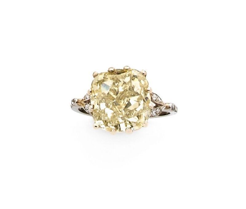 bague diamant coussin jaune bague diamant coussin jaune
