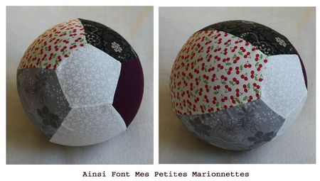 ballon fille cerise