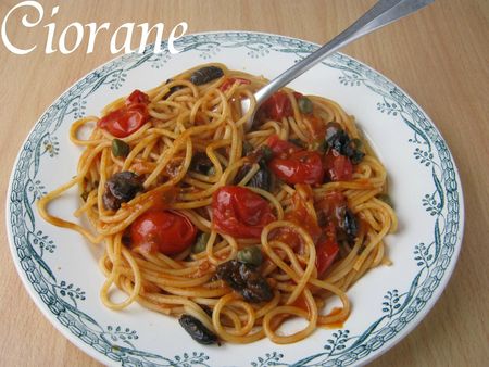 Spaghetti Alla Puttanesca La Cuisine De Quat Sous