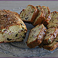 Cake au jambon et aux olives 