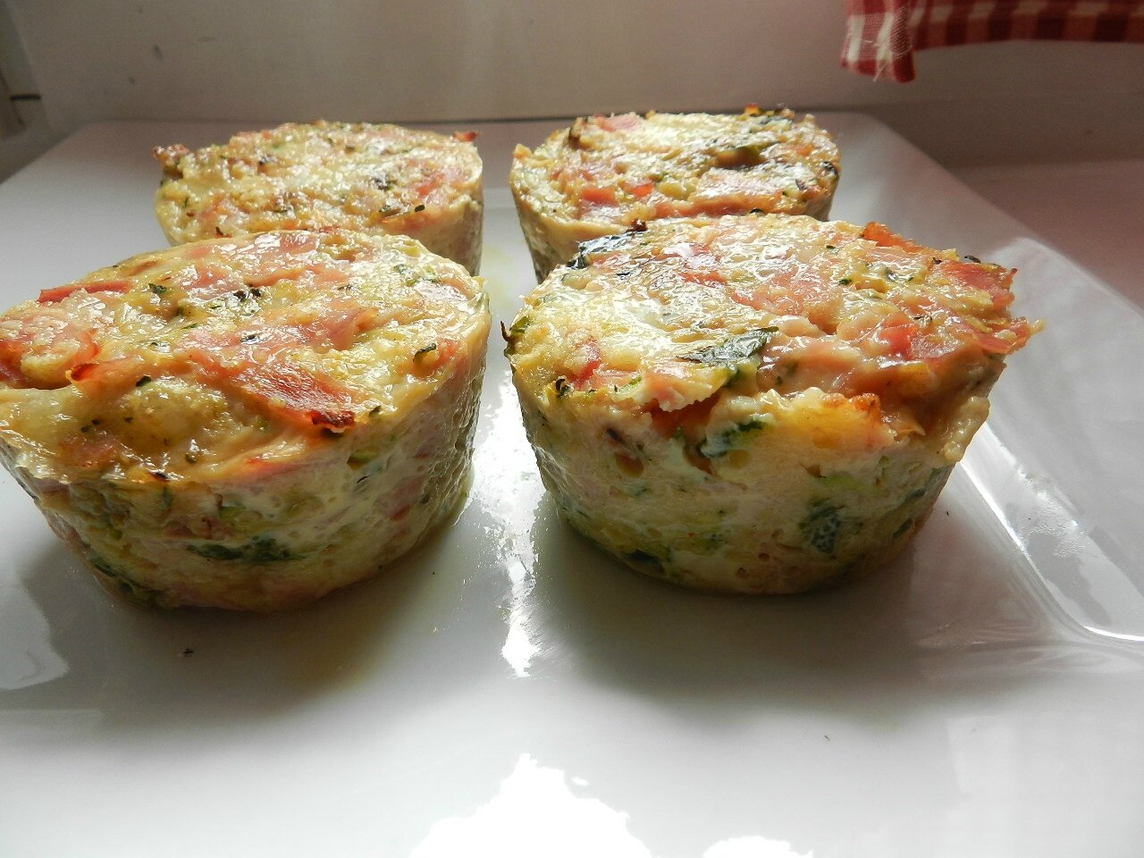 timbales de courgette à la mozzarella c'est pas d'la tarte