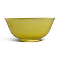 A yellow-glazed bowl, Zhengde mark and period (1506-1521)