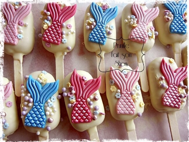 cake pops sirène prunillefee