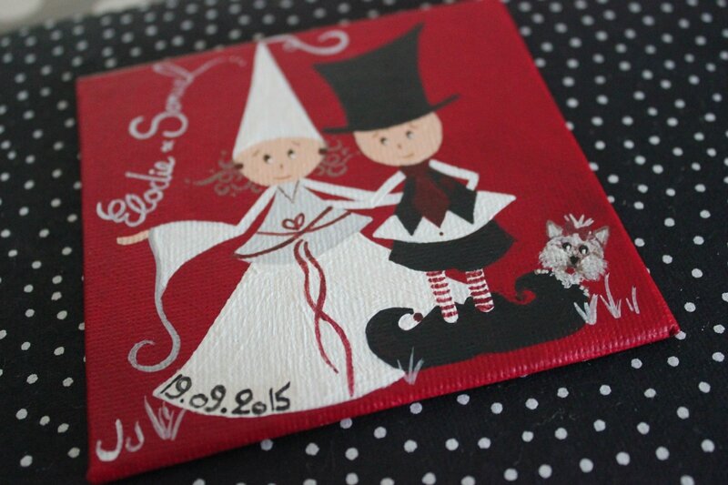 ALBUM MARIAGE EN ROUGE ET NOIR (2)