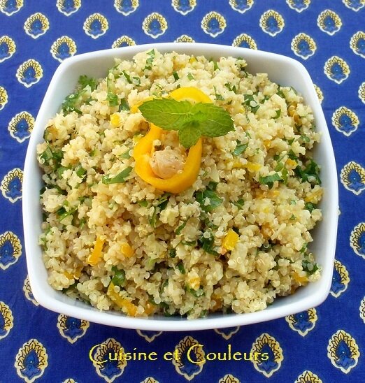 Salade De Quinoa Et Chou Fleur Cru Facon Boulghour Cuisine Et