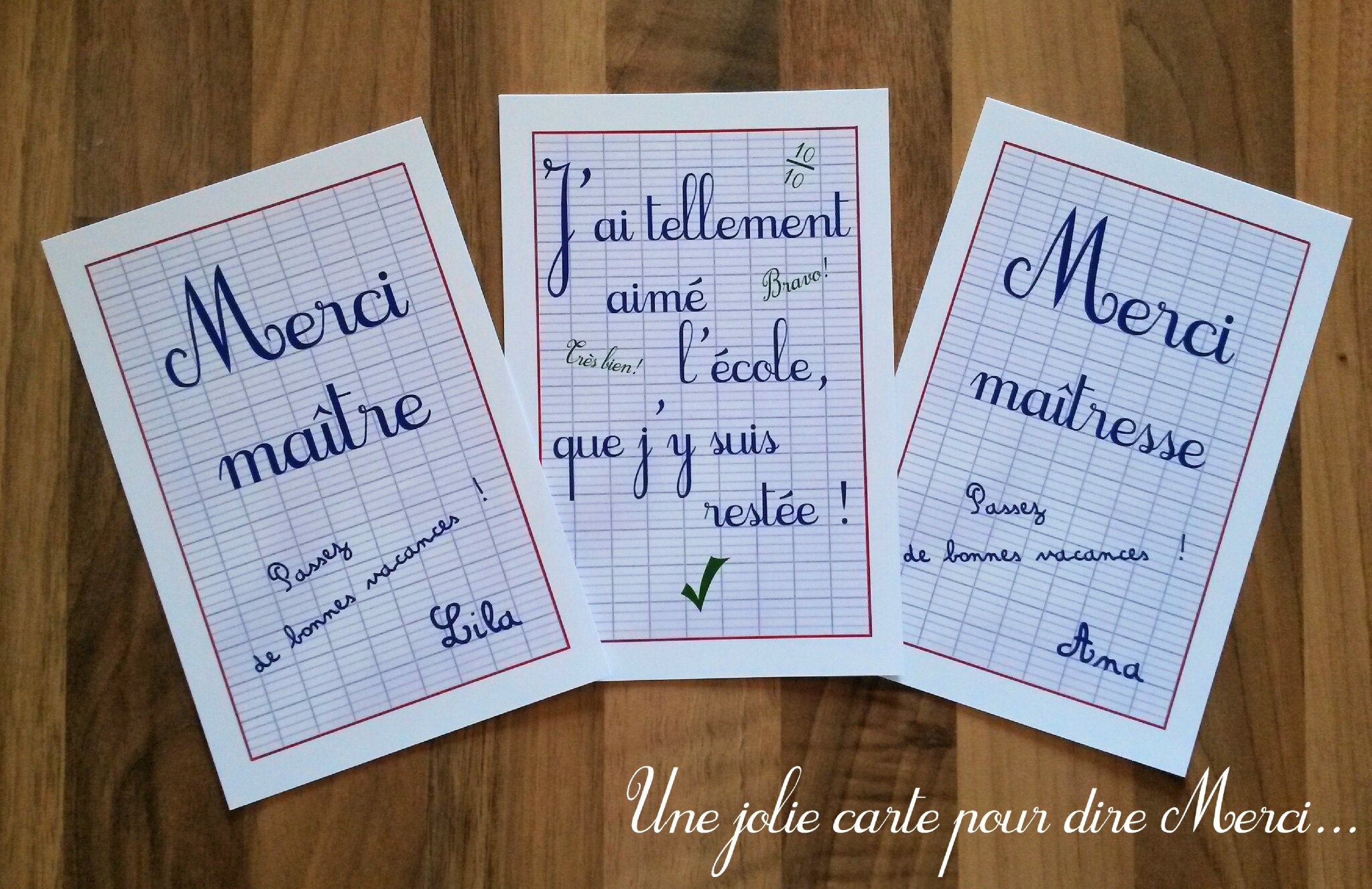 Merci !