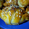 Mini croissants au chorizo