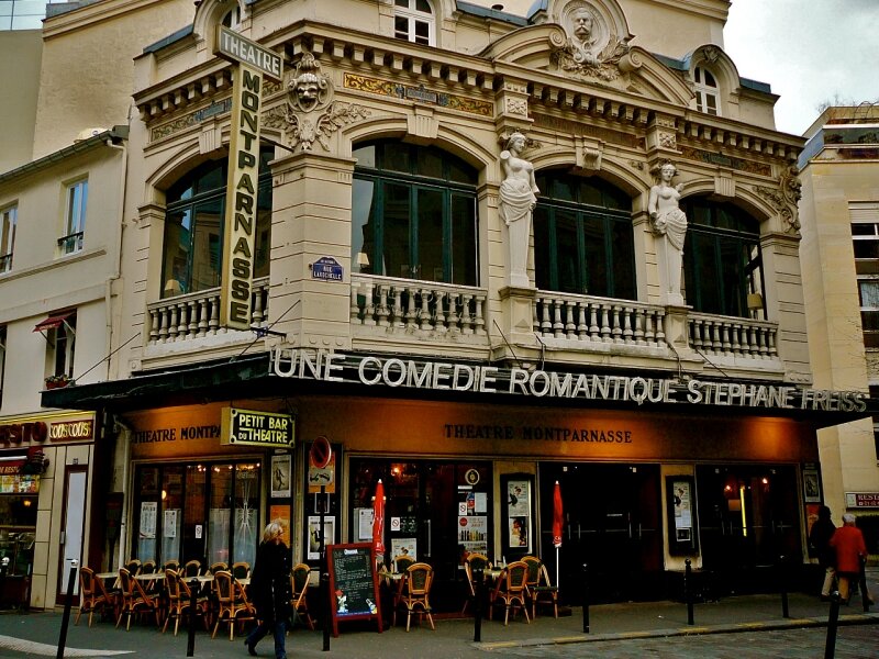 Théâtre De La Gaîté Montparnasse Rue De La Gaité Paris