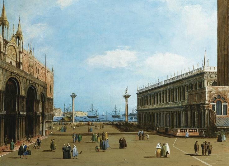 Ecole Italienne Du Xviiie Siecle Atelier De Canaletto Venise Vue De La Place Saint Marc Alain R Truong