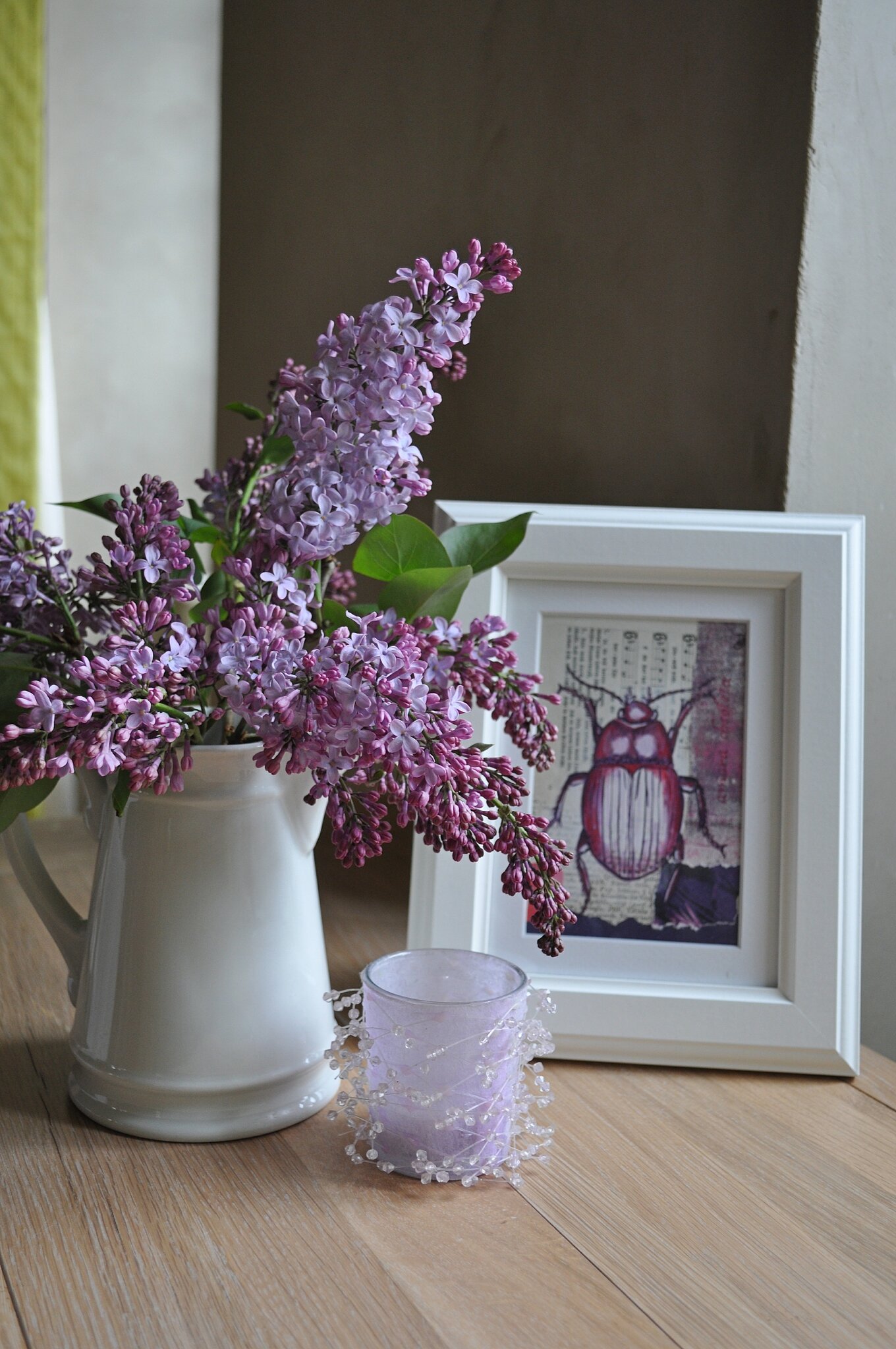 Bouquet de lilas - Coeur cannelle