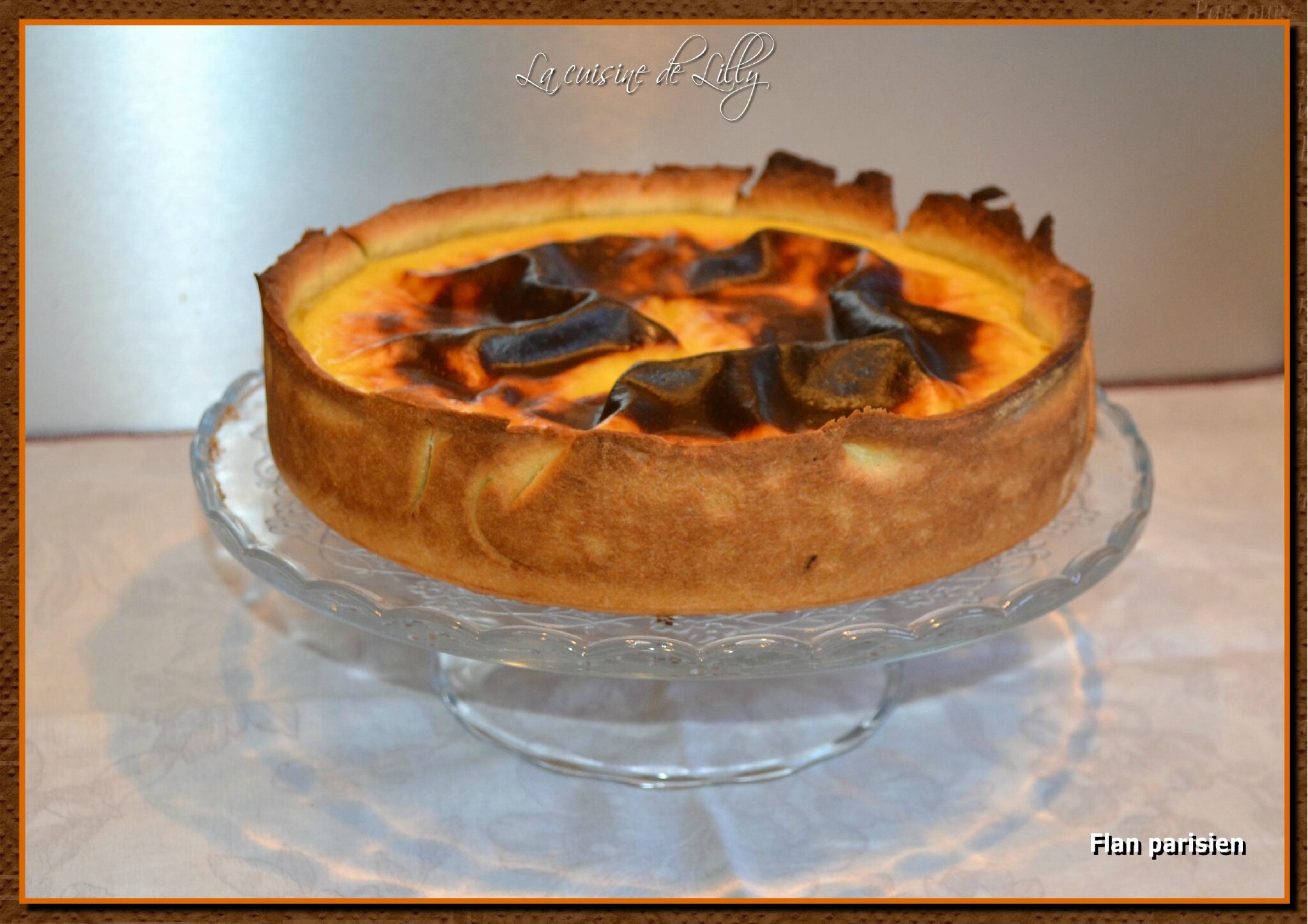 Flan Parisien La Cuisine De Lilly Flan Parisien La Cuisine De Lilly