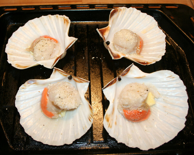 Coquilles Saint Jacques au four amafacon