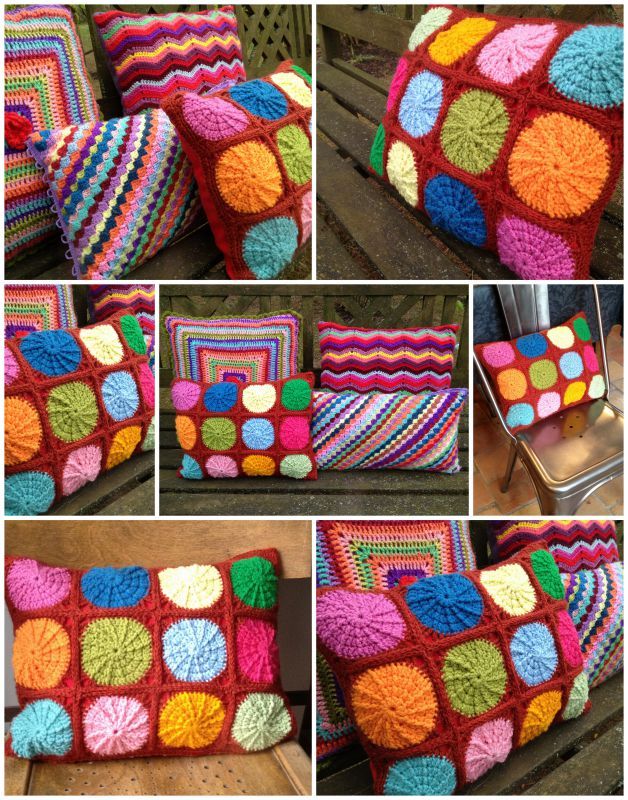 coussins crochet