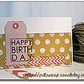 carte moutarde et rose