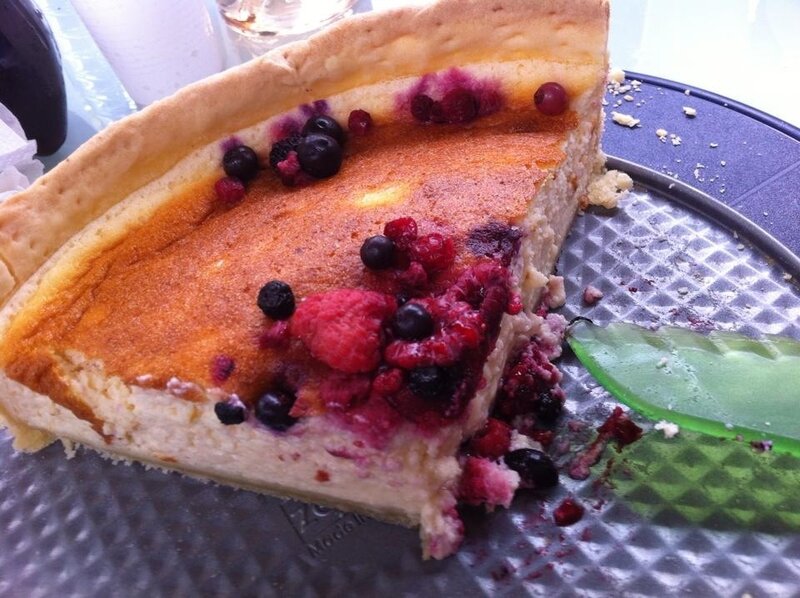 Tarte Au Fromage Blanc Et Son Coulis De Fruits Rouges Ève Et Ses Mix 