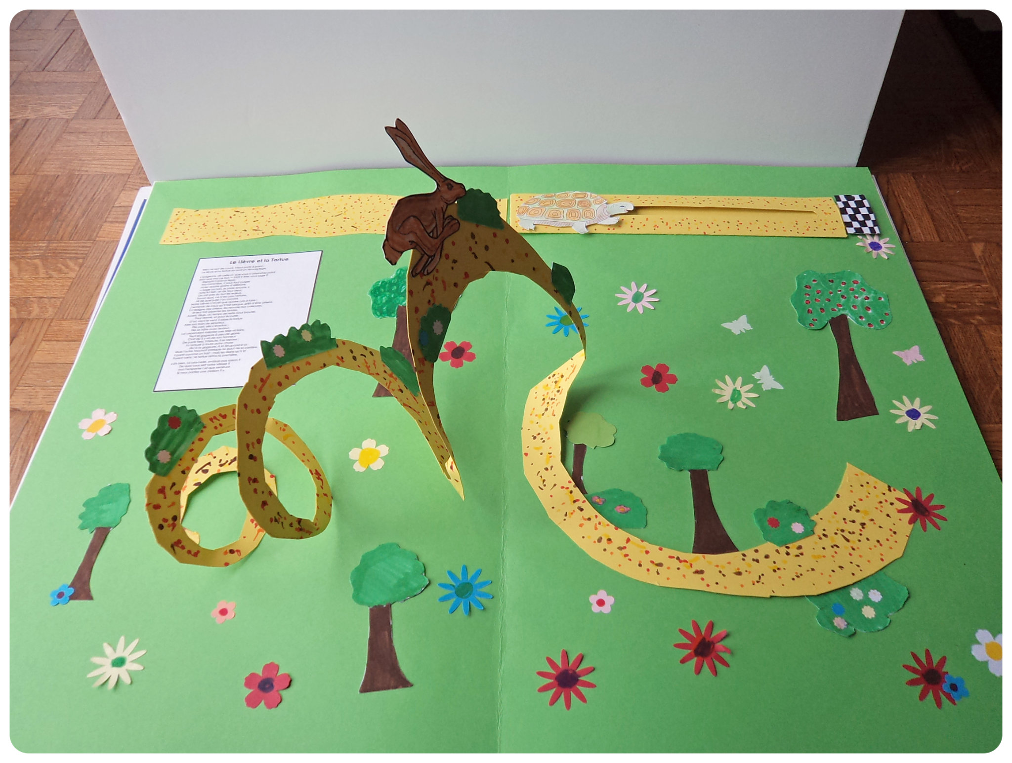 La Cigale Et La Fourmi Texte Simplifié Les fables de La Fontaine en Pop-Up - Cam & Drey bricolent...