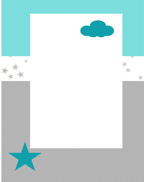 ok housse matelas à langer émeraude lagon gris blanc étoile nuage lune