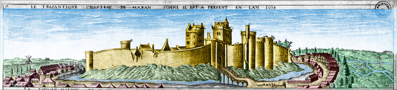Le 14 juin 1375 à la requête de Péronnelle de Thouars, Charles V établit des impôts pour la réparation de la garde des barbacanes et de l'île de Marans
