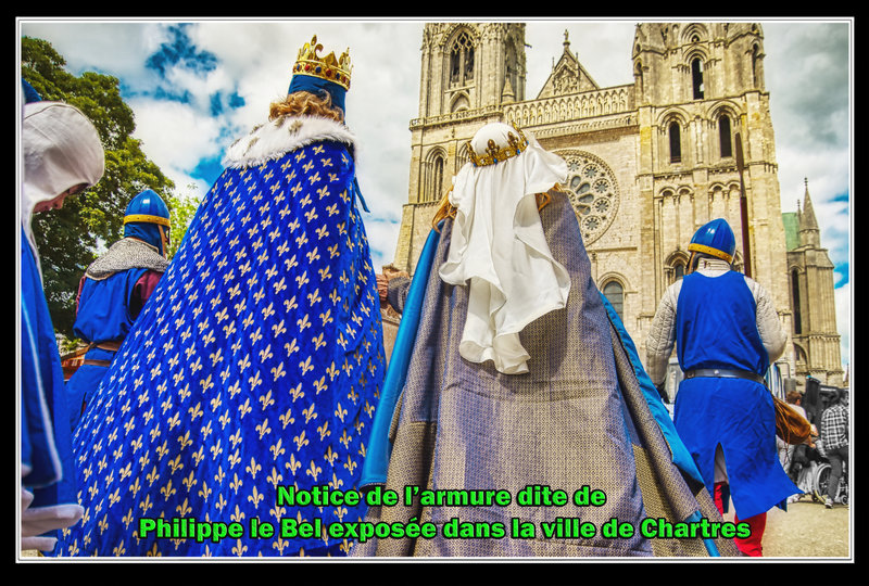 Notice de l’armure dite de Philippe le Bel exposée dans la ville de Chartres
