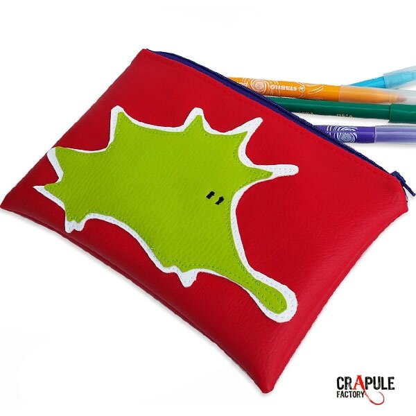 Grosse trousse écolier Hérisson original zip