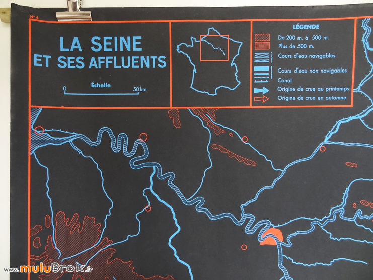 Collection Affiche COTES DE LA FRANCE / LA SEINE et ses affluents muluBrok Collection Affiche COTES DE LA FRANCE / LA SEINE et ses affluents muluBrok