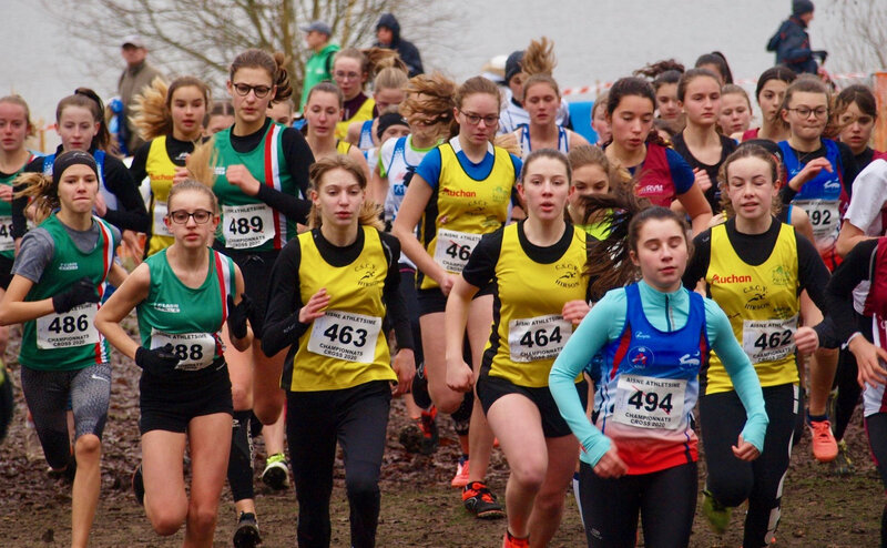 CSCVH CROSS CHAMPIONNATS AISNE 2020 minimes filles