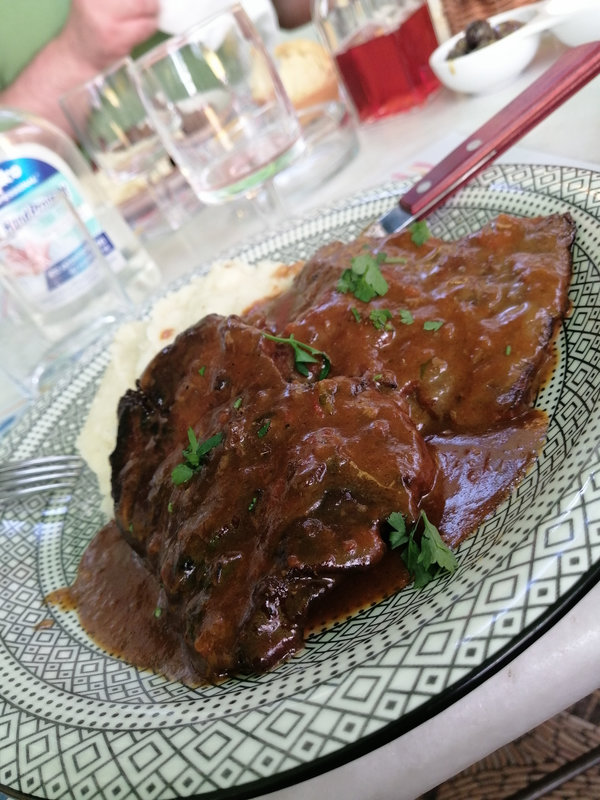 foie de veau sauce orange