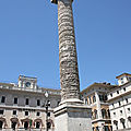 Le rione colonna, au coeur de rome (4/13). la piazza colonna et la galerie alberto sordi.