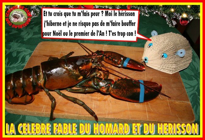 Le Homard De Noel Et Le Herisson Semaine De Gaby Le Herisson