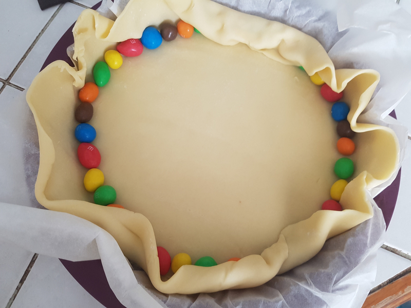 tarte sablée croquante fruits et M&M'S 19