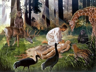 Adam reçoit Eve
