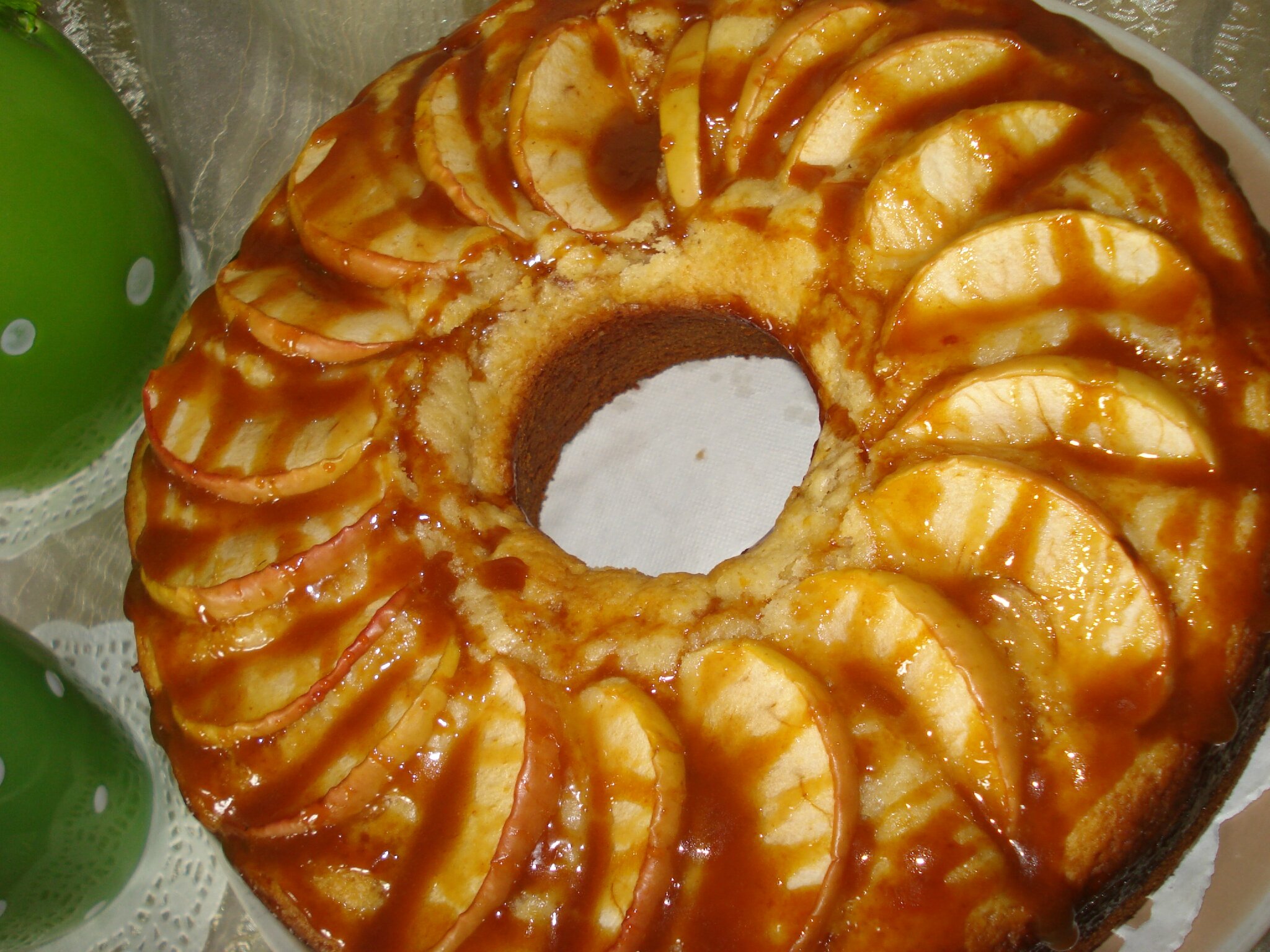 Gateau Aux Pommes Et Caramel Au Beurre Sale Sans Oeufs