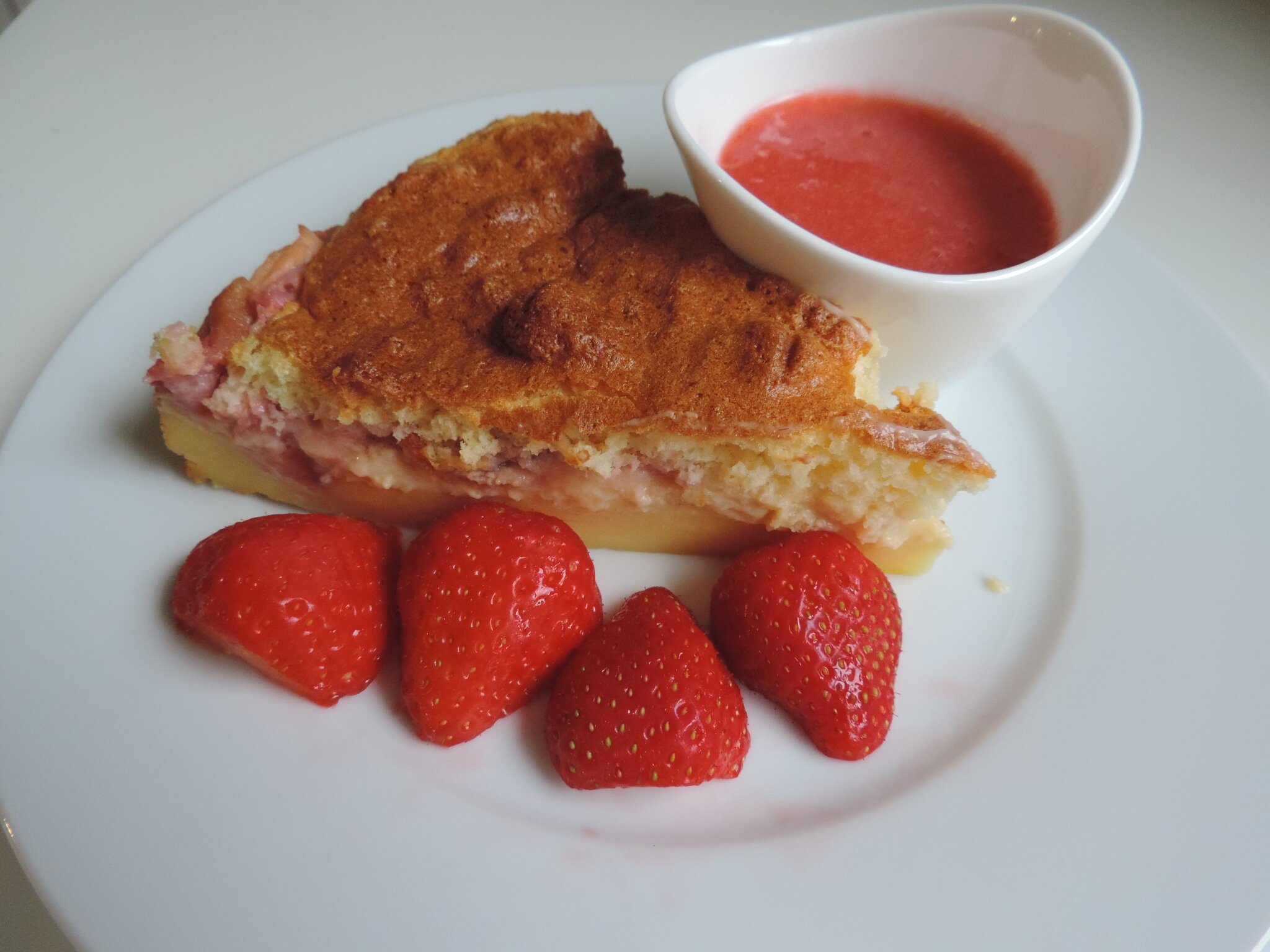 Gateau Magique Aux Fraises La Cuisine De Ponpon Rapide Et Facile