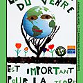 Campagne Tri recyclage verre scolaires La Ligue contre le Cancer - Carte Postale