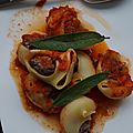 Pates farcies au boeuf et a la sauge