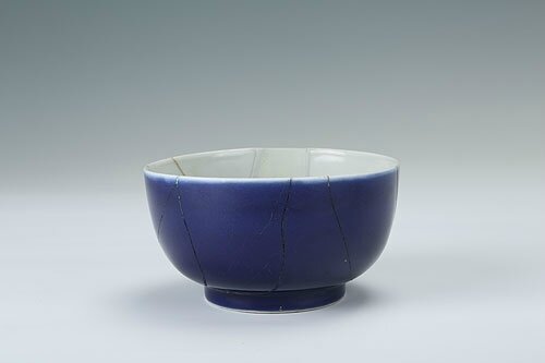 Sapphire-blue-glazed bowl, Xuande period (1426-1435)