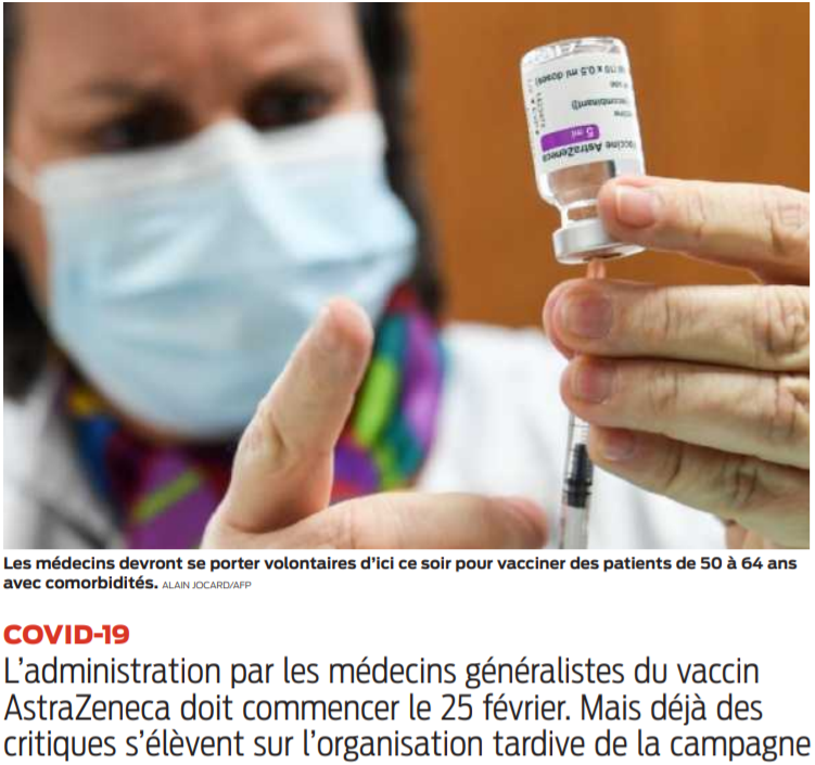 2021 02 17 SO Vaccinations feu vert aux généralistes2