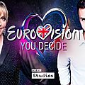 Royaume uni 2018 : les six finalistes de eurovision : you decide !