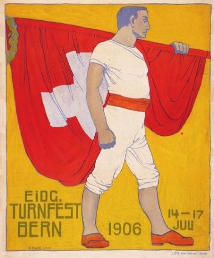 Affiche Berne Fête Fédérale Suisse 14-17 juillet 1906
