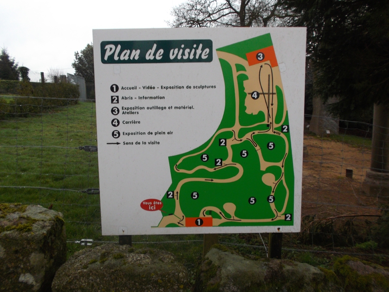 Visite du musée du granit à st michel du montjoie Présentation de la