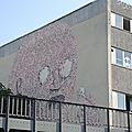 BERLIN, peinture-tag vers l'Oberbaumbrücke (Allemagne)