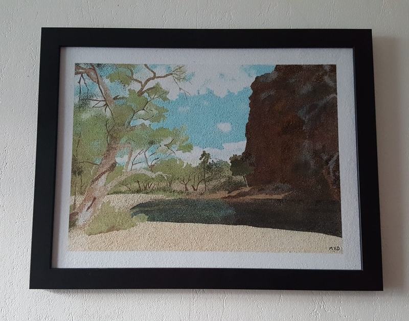 L22 - Ormiston Gorge (Australie) 45x35