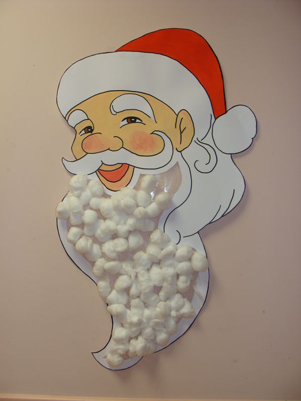 La barbe blanche du Père Noël